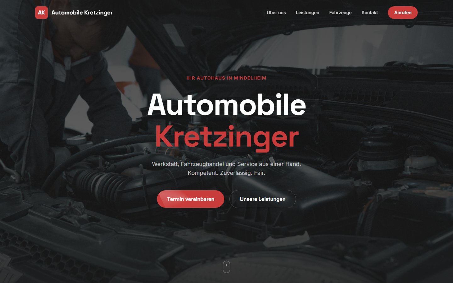 Automobile Kretzinger Website