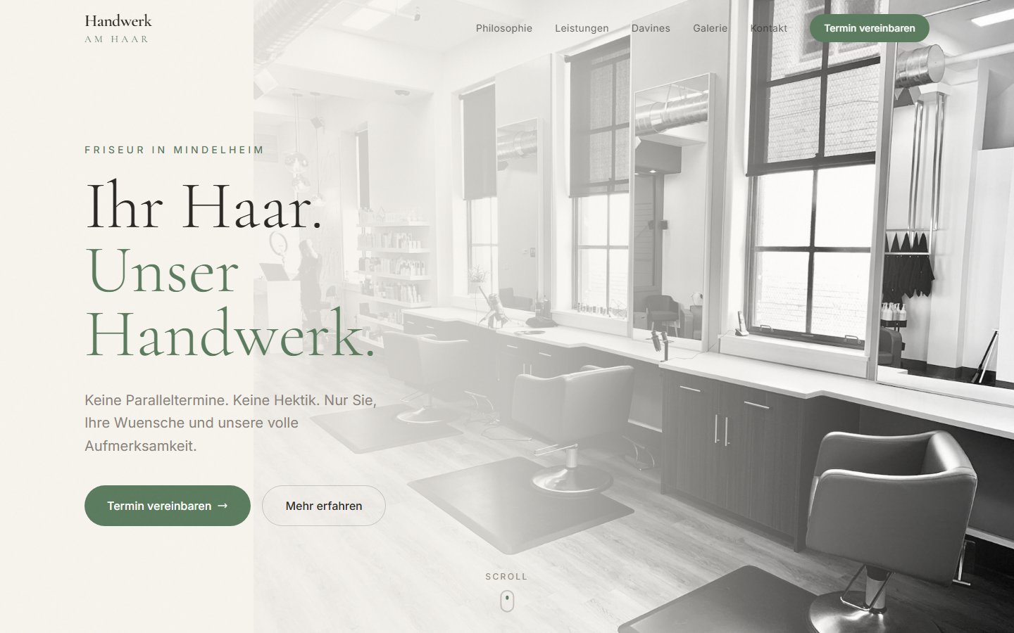 Handwerk am Haar Website