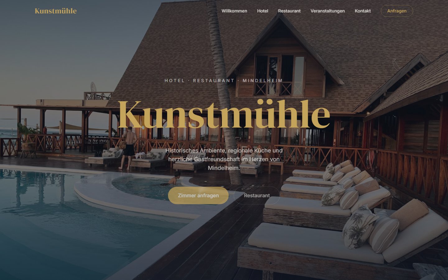Kunstmuehle Website