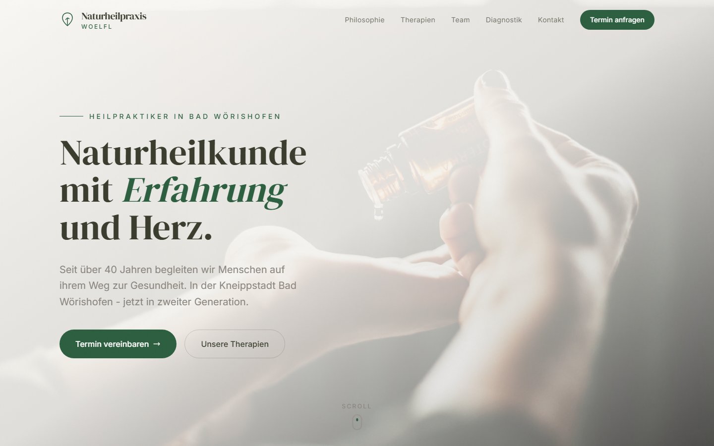 Naturheilpraxis Woelfl Website